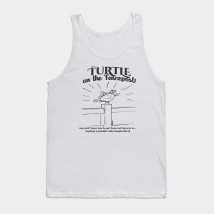 TurtleonFencepost2 Tank Top